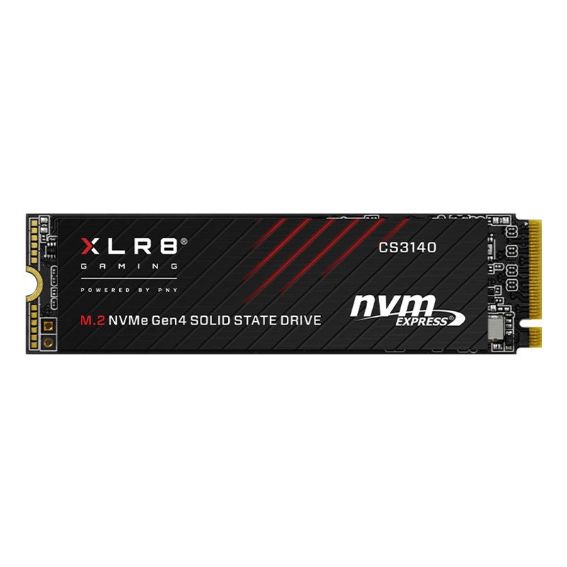 PNY CS3140 2TB NVMe Gen4 SSD M.2 7500MB/s 6850MB/s R/W 1400TBW 650K/700K 2M hrs MTBF 5yrs PNY CS3140 2TB NVMe Gen4 SSD M.2 7500MB/s 6850MB/s R/W 1400TBW 650K/700K 2M hrs MTBF 5yrs